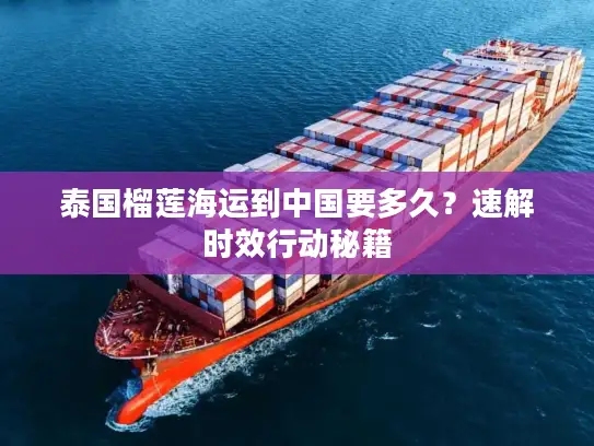 泰国榴莲海运到中国要多久？速解时效行动秘籍