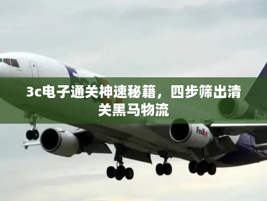 3c电子通关神速秘籍，四步筛出清关黑马物流