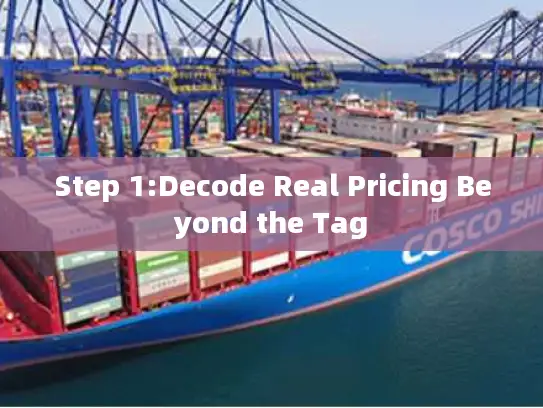 Step 1:Decode Real Pricing Beyond the Tag Step 1:Decode Real Pricing Beyond the Tag