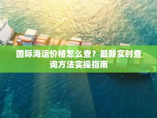 国际海运价格怎么查？最新实时查询方法实操指南