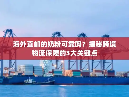 海外直邮的奶粉可靠吗？揭秘跨境物流保障的3大关键点