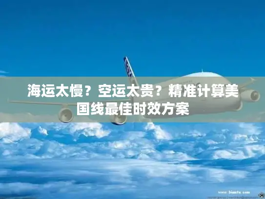 海运太慢？空运太贵？精准计算美国线最佳时效方案
