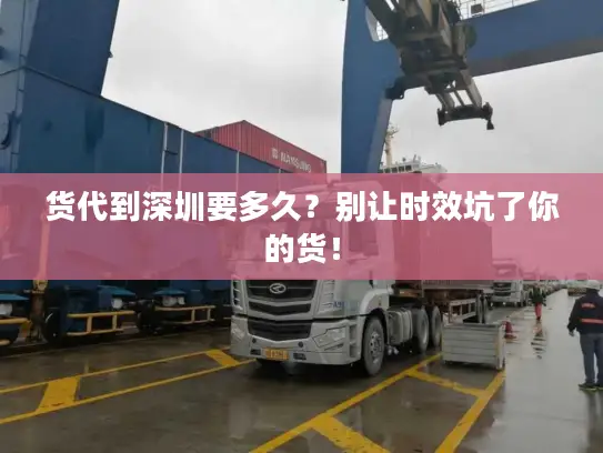 货代到深圳要多久？别让时效坑了你的货！