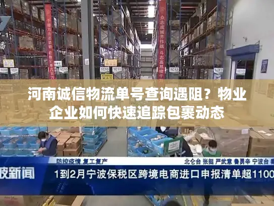河南诚信物流单号查询遇阻？物业企业如何快速追踪包裹动态