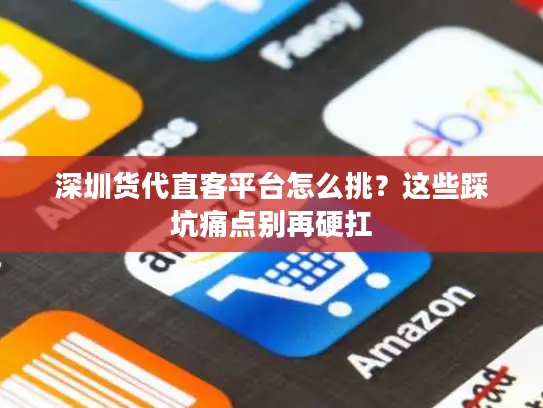 深圳货代直客平台怎么挑？这些踩坑痛点别再硬扛