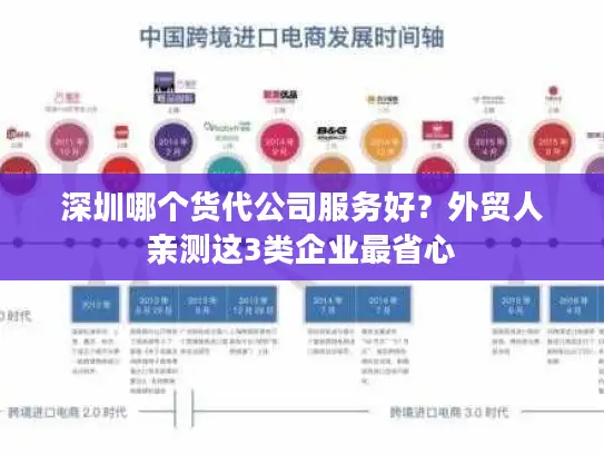 深圳哪个货代公司服务好？外贸人亲测这3类企业最省心