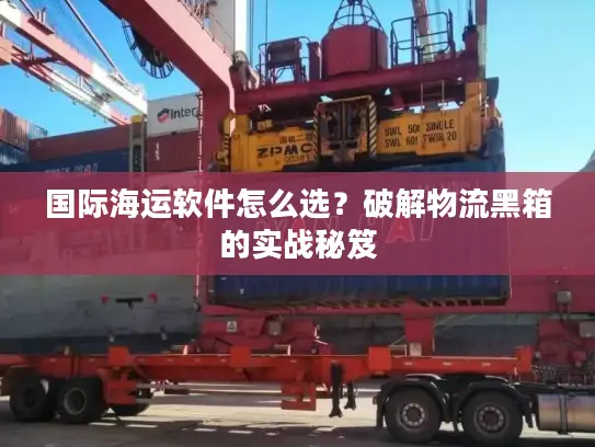 国际海运软件怎么选？破解物流黑箱的实战秘笈