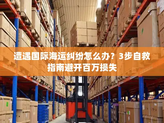 遭遇国际海运纠纷怎么办？3步自救指南避开百万损失