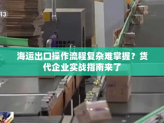 海运出口操作流程复杂难掌握？货代企业实战指南来了