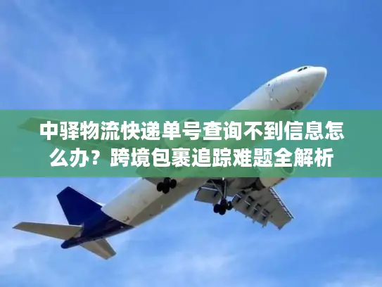 中驿物流快递单号查询不到信息怎么办？跨境包裹追踪难题全解析