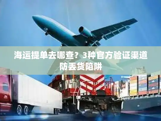 海运提单去哪查？3种官方验证渠道防丢货陷阱