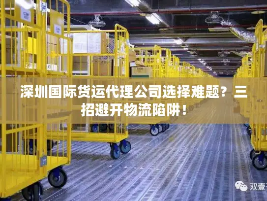 深圳国际货运代理公司选择难题？三招避开物流陷阱！