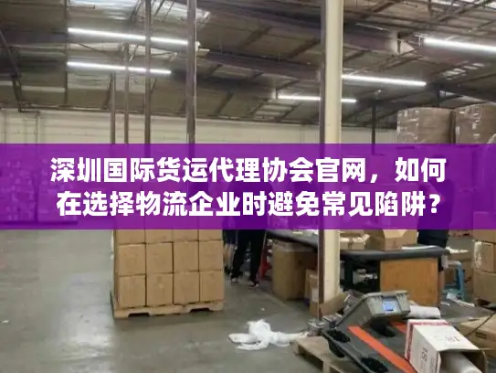 深圳国际货运代理协会官网，如何在选择物流企业时避免常见陷阱？