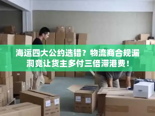 海运四大公约选错？物流商合规漏洞竟让货主多付三倍滞港费！