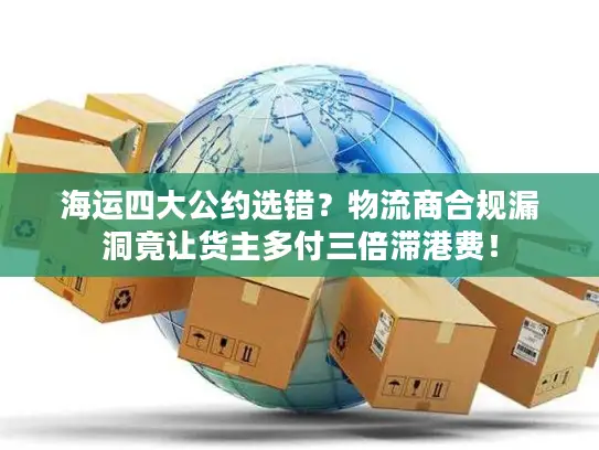 海运四大公约选错？物流商合规漏洞竟让货主多付三倍滞港费！