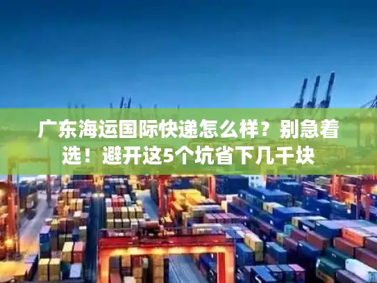 广东海运国际快递怎么样？别急着选！避开这5个坑省下几千块