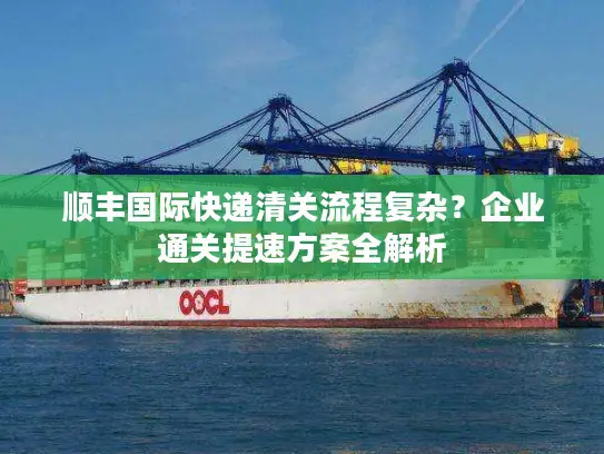 顺丰国际快递清关流程复杂？企业通关提速方案全解析