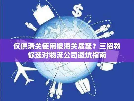 仅供清关使用被海关质疑？三招教你选对物流公司避坑指南