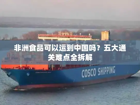 非洲食品可以运到中国吗？五大通关难点全拆解