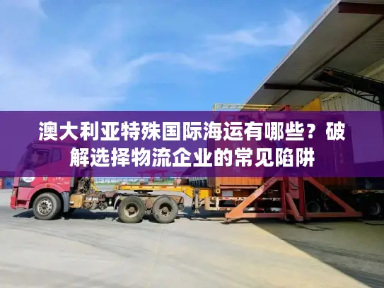 澳大利亚特殊国际海运有哪些？破解选择物流企业的常见陷阱