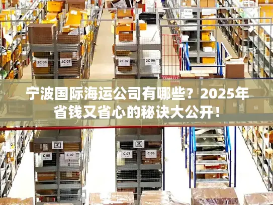 宁波国际海运公司有哪些？2025年省钱又省心的秘诀大公开！