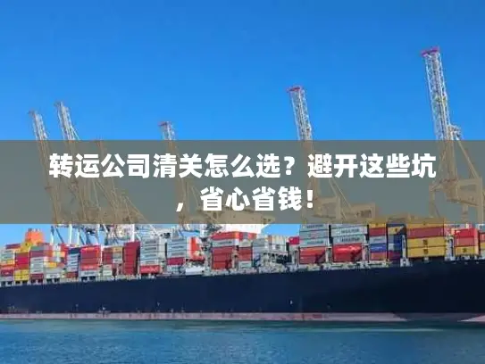 转运公司清关怎么选？避开这些坑，省心省钱！