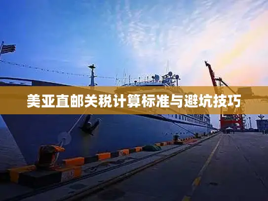 美亚直邮关税计算标准与避坑技巧