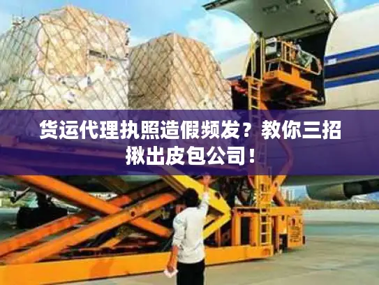 货运代理执照造假频发？教你三招揪出皮包公司！