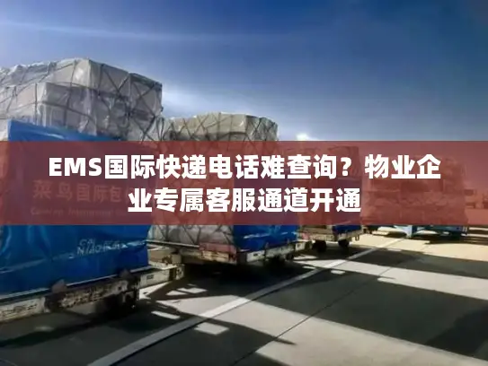 EMS国际快递电话难查询？物业企业专属客服通道开通