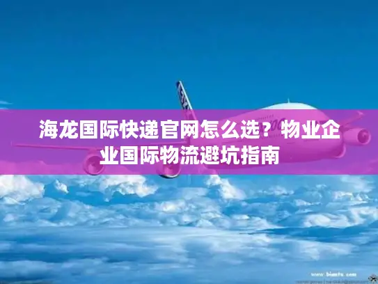 海龙国际快递官网怎么选？物业企业国际物流避坑指南