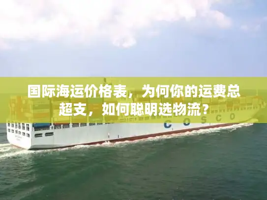 国际海运价格表，为何你的运费总超支，如何聪明选物流？