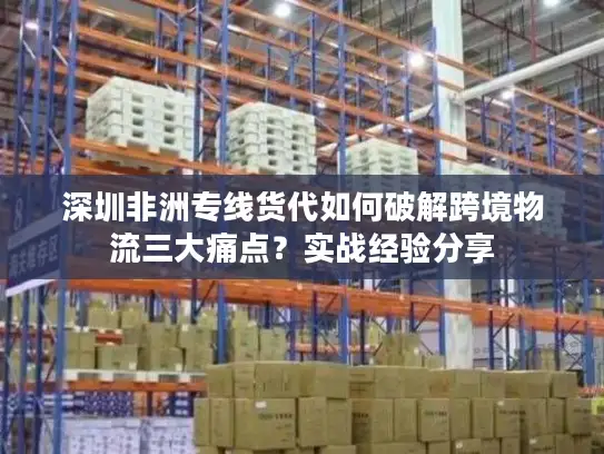 深圳非洲专线货代如何破解跨境物流三大痛点？实战经验分享