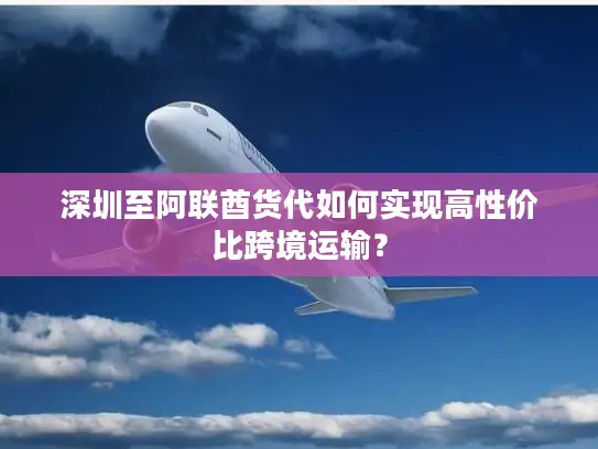 深圳至阿联酋货代如何实现高性价比跨境运输？