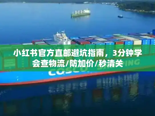 小红书官方直邮避坑指南，3分钟学会查物流/防加价/秒清关