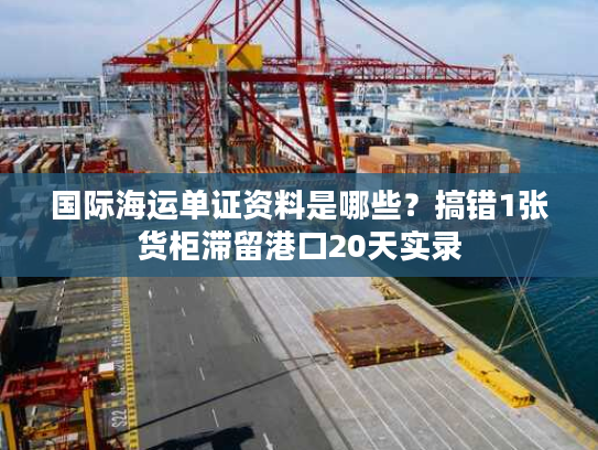国际海运单证资料是哪些？搞错1张货柜滞留港口20天实录