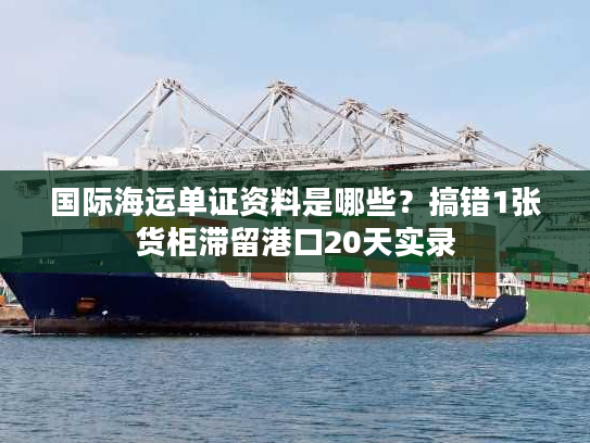 国际海运单证资料是哪些？搞错1张货柜滞留港口20天实录