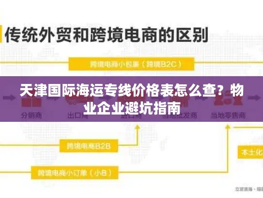 天津国际海运专线价格表怎么查？物业企业避坑指南