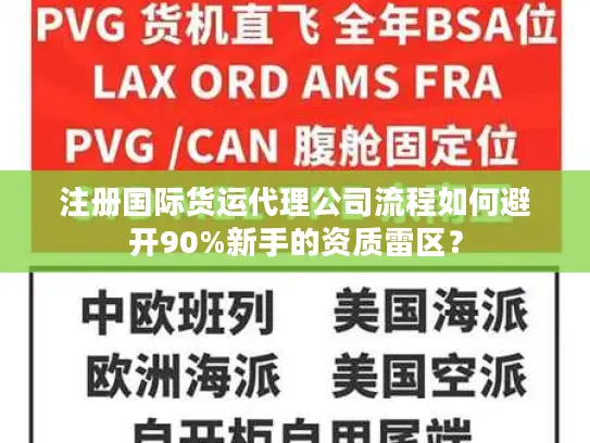 注册国际货运代理公司流程如何避开90%新手的资质雷区？
