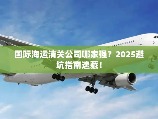 国际海运清关公司哪家强？2025避坑指南速藏！