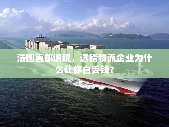 法国直邮退税，选错物流企业为什么让你白丢钱？