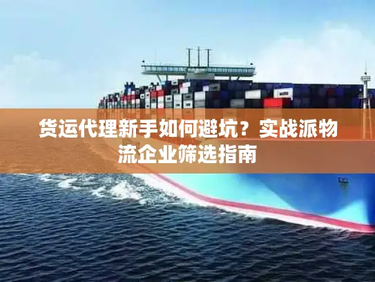 货运代理新手如何避坑？实战派物流企业筛选指南
