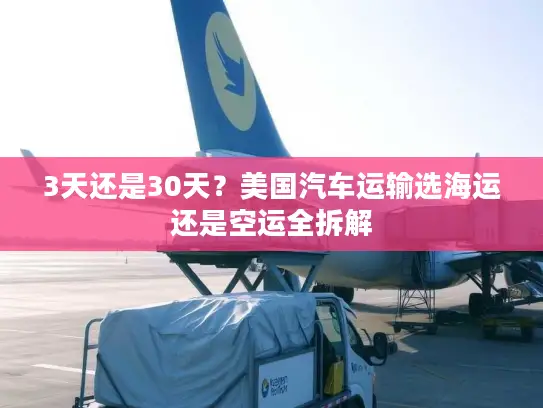 3天还是30天？美国汽车运输选海运还是空运全拆解