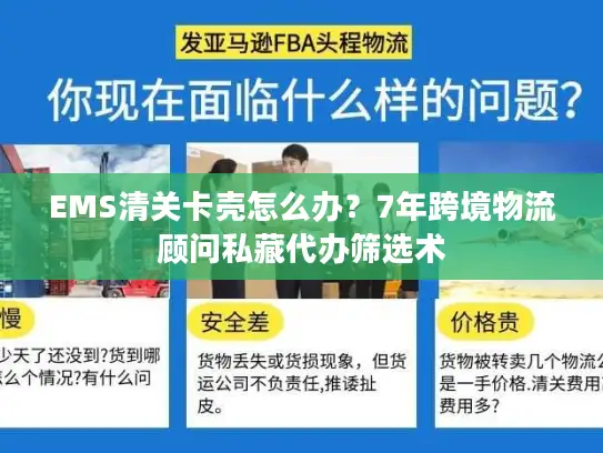 EMS清关卡壳怎么办？7年跨境物流顾问私藏代办筛选术