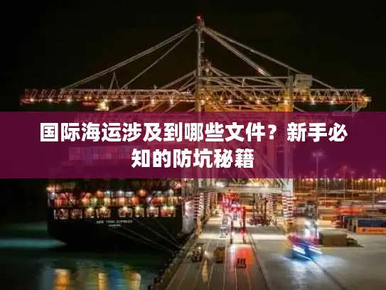 国际海运涉及到哪些文件?新手必知的防坑秘籍 国际海运涉及到哪些文件?新手必知的防坑秘籍