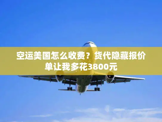 空运美国怎么收费？货代隐藏报价单让我多花3800元