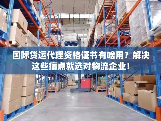 国际货运代理资格证书有啥用？解决这些痛点就选对物流企业！