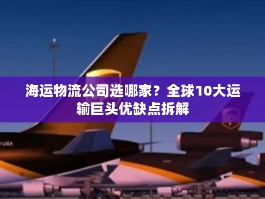 海运物流公司选哪家？全球10大运输巨头优缺点拆解