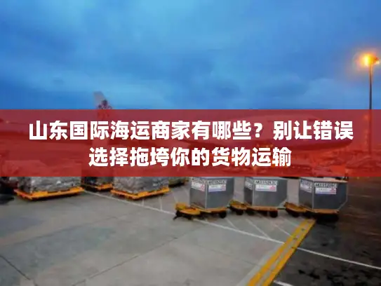 山东国际海运商家有哪些？别让错误选择拖垮你的货物运输
