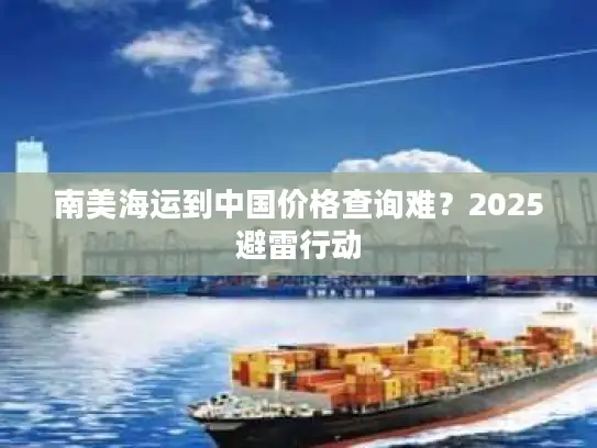 南美海运到中国价格查询难？2025避雷行动
