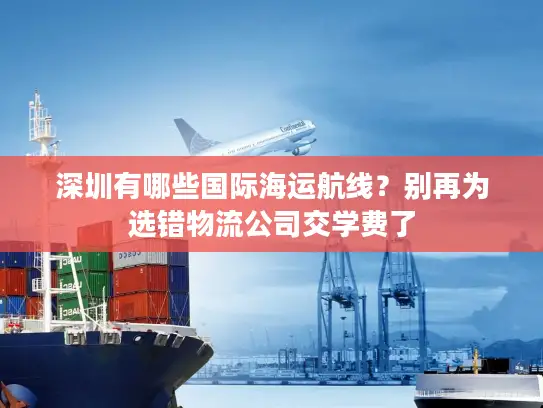 深圳有哪些国际海运航线？别再为选错物流公司交学费了